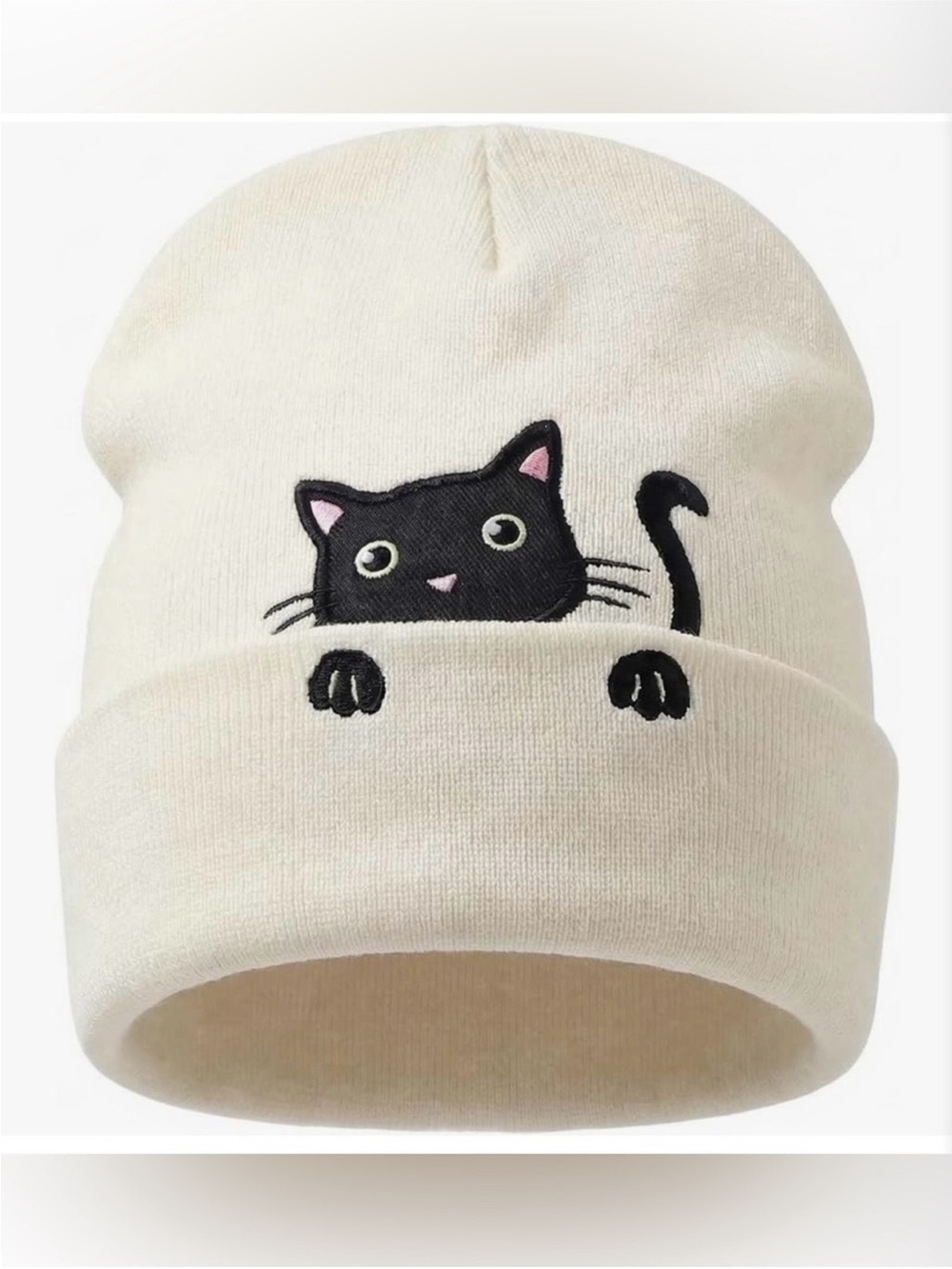 Women's Cat Beanie Knitted Hats Cute